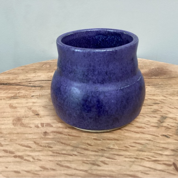 🔵 Beautiful Handmade Ceramic Piece in Deep Blue Colors by “LR” - Many Uses - Picture 4 of 11